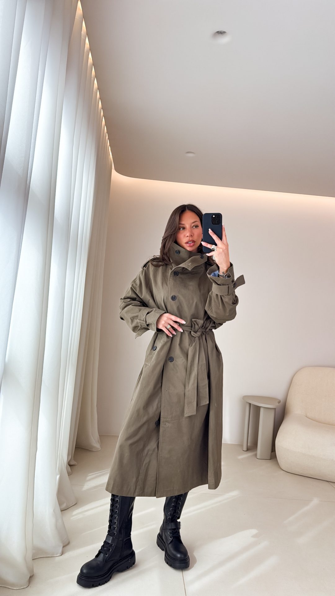 F9417D47-C167-4F36-9928-8140EEAAAED9 Beth Trench Coat - Image 2