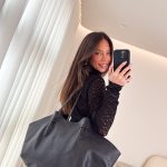 BLUSH ΔEΡΜΑΤΙΝΗ SHOPPER ΤΣΑΝΤΑ ΜΑΥΡΗ