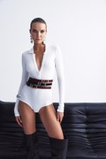 ELLIS ΔΕΡΜΑΤΙΝΗ SUEDE ΖΩΝΗ ΜΑΥΡH - Image 2