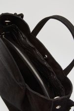 NAIRA TOTE SUEDE ΤΣΑΝΤΑ ΜΑΥΡΗ - Image 4