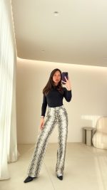 Snake Leather Pants