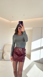 Liam Vinyl Skirt - Image 2