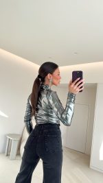 Nora Metallic Bodysuit - Image 4