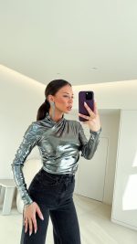 Nora Metallic Bodysuit - Image 3