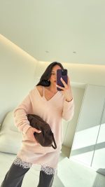 DIMI CLUTCH SUEDE ΤΣΑΝΤΑ ΚΑΦΕ