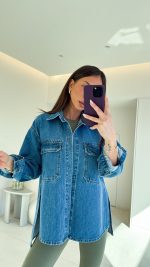 Veronica Mid Blue Jacket - Image 3